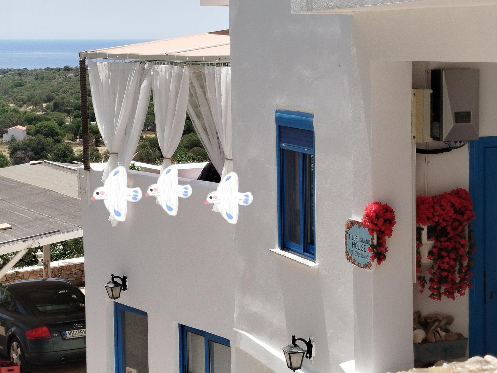 Tilos Island House Megalon Chorion  Экстерьер фото